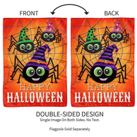 ‘Happy Halloween Spiders’ Decorative Flag