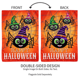 ‘Happy Halloween Spiders’ Decorative Flag