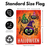‘Happy Halloween Spiders’ Decorative Flag