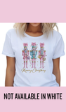 Pink Nutcracker Christmas T-Shirt in Pink