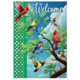 ‘Bird Branch’ Decorative Flag