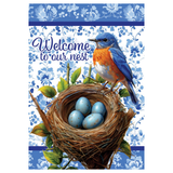 ‘Bluebird Nest’ Decorative Flag