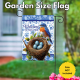 ‘Bluebird Nest’ Decorative Flag
