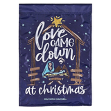 ‘Nativity Love Came Down’ Decorative Flag