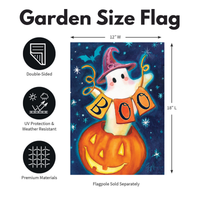 ‘Boo’ Decorative Flag