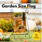 ‘Faun and Bunny’ Decorative Flag