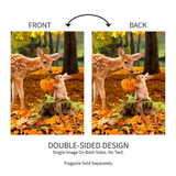 ‘Faun and Bunny’ Decorative Flag
