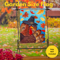 ‘Turkey Time’ Decorative Flag