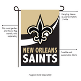 ‘New Orleans Saints Burlap’ Decorative Flag