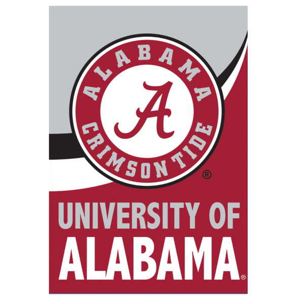 ‘University of Alabama Burlap’ Decorative Flag