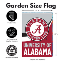 ‘University of Alabama Burlap’ Decorative Flag