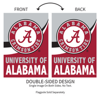 ‘University of Alabama Burlap’ Decorative Flag