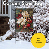 ‘Magnolia Pomegranate’ Decorative Flag