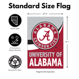 ‘University of Alabama Burlap’ Decorative Flag