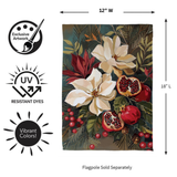 ‘Magnolia Pomegranate’ Decorative Flag