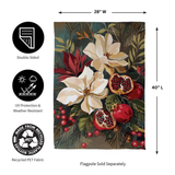 ‘Magnolia Pomegranate’ Decorative Flag