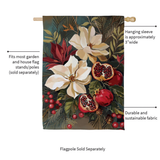 ‘Magnolia Pomegranate’ Decorative Flag