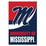 ‘University of Mississippi Burlap’ Decorative Flag