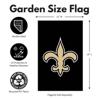 ‘New Orleans Saints Applique’ Decorative Flag
