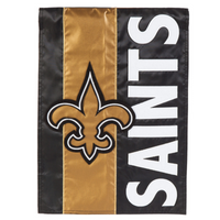 ‘New Orleans Saints, Embellished’ Decorative Flag