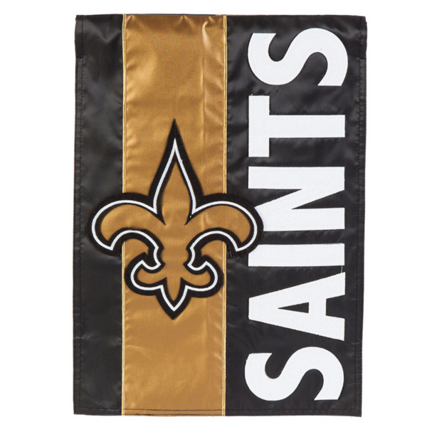 ‘New Orleans Saints, Embellished’ Decorative Flag