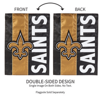 ‘New Orleans Saints, Embellished’ Decorative Flag