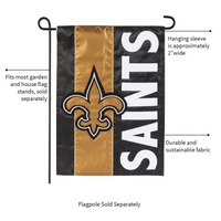 ‘New Orleans Saints, Embellished’ Decorative Flag