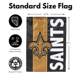 ‘New Orleans Saints, Embellished’ Decorative Flag