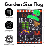 ‘Hocus Pocus Time’ Decorative Flag