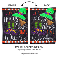 ‘Hocus Pocus Time’ Decorative Flag
