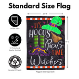 ‘Hocus Pocus Time’ Decorative Flag