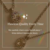 Sorrelli Octavia Single Crystal Pendant Necklace in Light Rose Delite