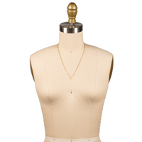 Sorrelli Octavia Single Crystal Pendant Necklace in Peach Delite