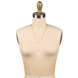 Sorrelli Octavia Single Crystal Pendant Necklace in Peach Delite