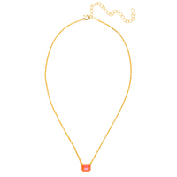 Sorrelli Octavia Single Crystal Pendant Necklace in Electric Hyacinth