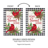 CARSON Decorative Flag, ‘Home Sweet Home’