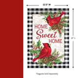 CARSON Decorative Flag, ‘Home Sweet Home’