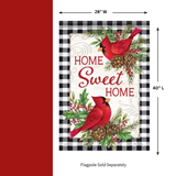 CARSON Decorative Flag, ‘Home Sweet Home’