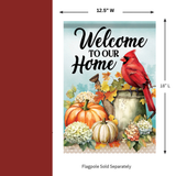 CARSON Decorative Flag, ‘Harvest Cardinal’