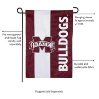 ‘Mississippi State University, Embellished’ Decorative Flag