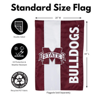 ‘Mississippi State University, Embellished’ Decorative Flag
