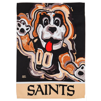 ‘New Orleans Saints, Justin Patten Dog’ Decorative Flag