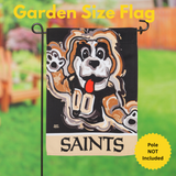 ‘New Orleans Saints, Justin Patten Dog’ Decorative Flag