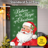 CARSON Decorative Flag, ‘Believe Santa’