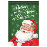 CARSON Decorative Flag, ‘Believe Santa’