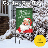 CARSON Decorative Flag, ‘Believe Santa’