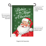 CARSON Decorative Flag, ‘Believe Santa’