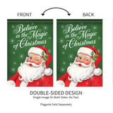 CARSON Decorative Flag, ‘Believe Santa’