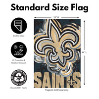 ‘New Orleans Saints, James Patten FDL’ Decorative Flag