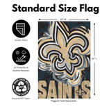 ‘New Orleans Saints, James Patten FDL’ Decorative Flag